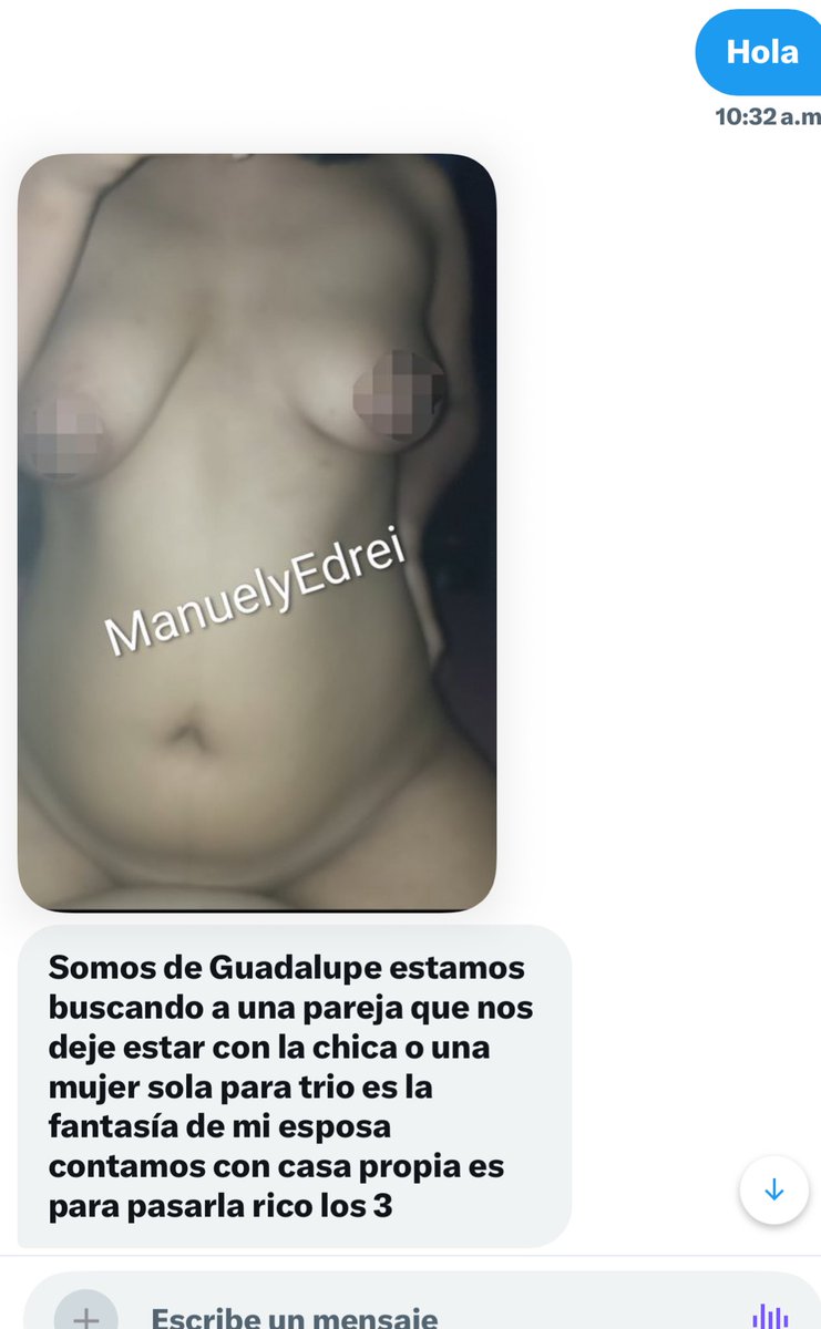 Somos de Guadalupe estamos buscando a una pareja que nos deje estar con la chica o una mujer sola para trio es la fantasía de mi esposa contamos con casa propia es para pasarla rico los 3 😈😈😈😈