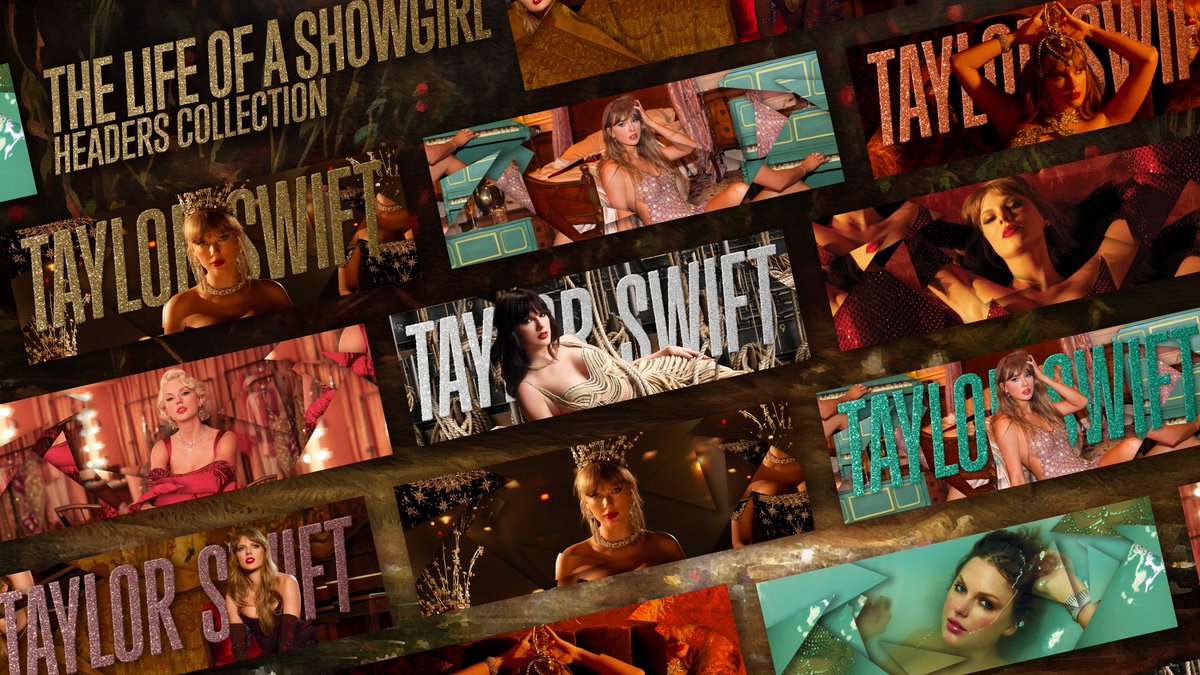 enjoywithmaio's tweet image. The Life Of A Showgirl | Headers Collection❤️🔥
📍16 headers for your profile with pics from TLOAS, including 8 different photos in 2 styles each, remember to load in 4K 🎪🌟
Yours now👇🏼 #TSTheLifeOfAShowgirl #TaylorSwift #TSTheFateOfOpheliaMusicVideo