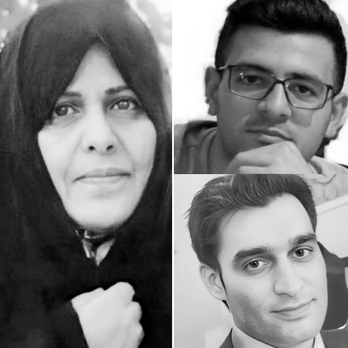 فاطمه سپهری به شدت بیمار و از درمان محروم 

احسان فریدی در خطر اعدام

بیژن کاظمی ۲۶۷ روز بلاتکلیفی 

صدای هم باشیم 

صدای هم باشیم 

صدای هم باشیم 

#فاطمه_سپهری
#احسان_فریدی
#بیژن_کاظمی