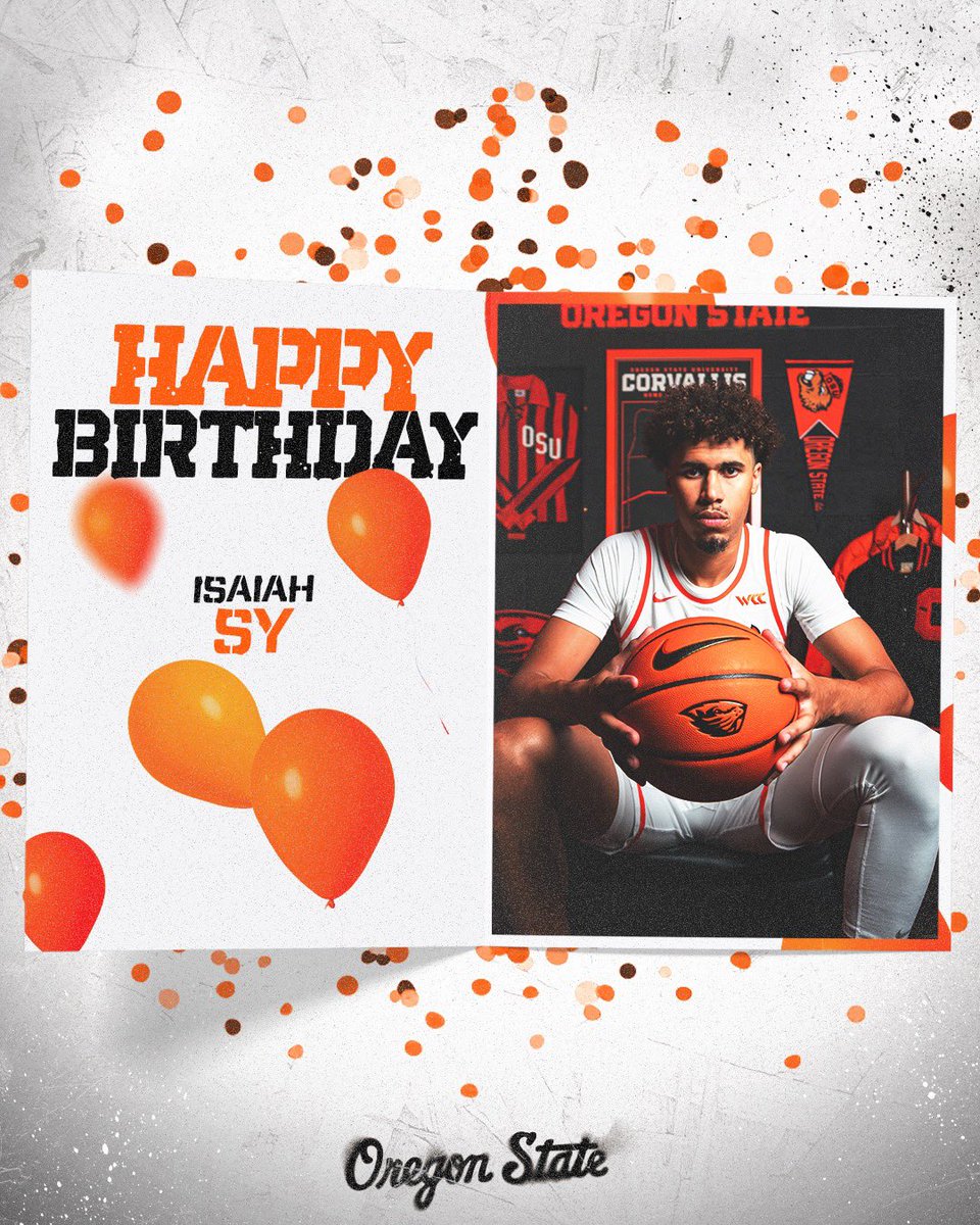 Happy Birthday Isaiah Sy! 🎂🎈

#GoBeavs