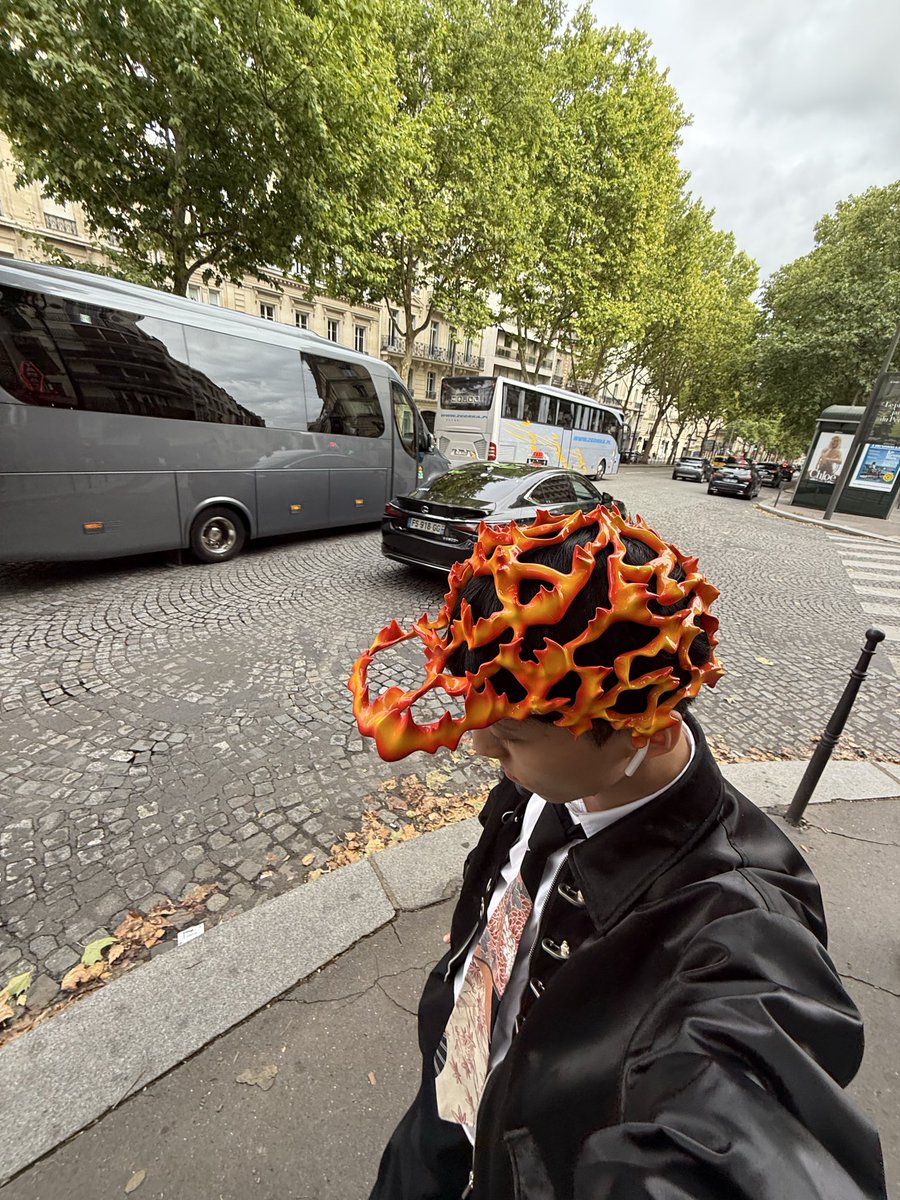 My head is on fire 🔥