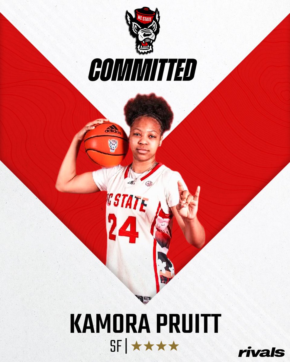 BREAKING: Top 2026 recruit Kamora Pruitt has committed to NC State, she announced. 

READ: on3.com/rivals/news/to…
