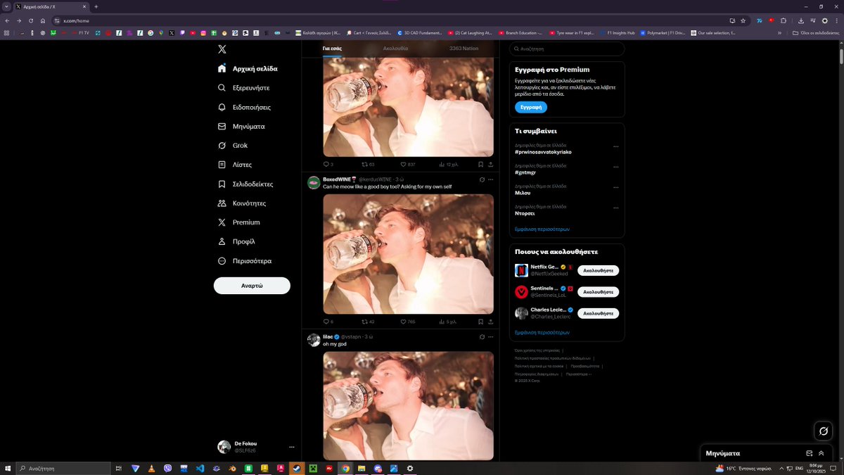 NOT AGAIIIIIIIN. FIRST LECLERC'S GIRLFRIEND NOW THIS