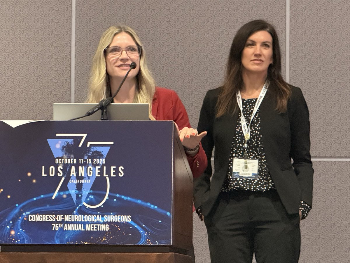 A fantastic debate! <a href="/CNS_Update/">CNS</a> 

Dr. Renée M. Reynolds (<a href="/babybrainmd/">Renée Reynolds, MD</a>)  and Dr. Christina M. Notarianni (<a href="/PedsNsgyCN/">Christina Notarianni</a>) offered powerful perspectives on whether a gap year strengthens or stalls the path to neurosurgery — expertly moderated by Dr. Stacey Q. Wolfe. 

<a href="/WakeNeuro/">WFBH Neurology and Neurosurgery</a>