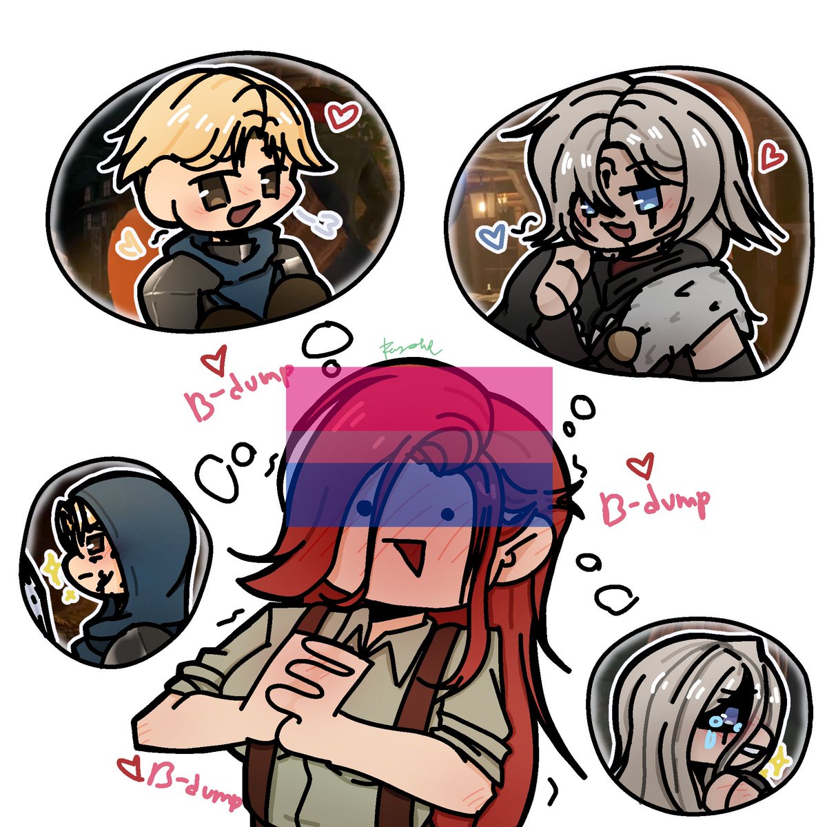 DJ_Shadi608's tweet image. Liz couldn&apos;t even deny it anymore, she does indeed, have a thing for blondes xDD
#Osrp #Osrpblackwell #Bloodflameart