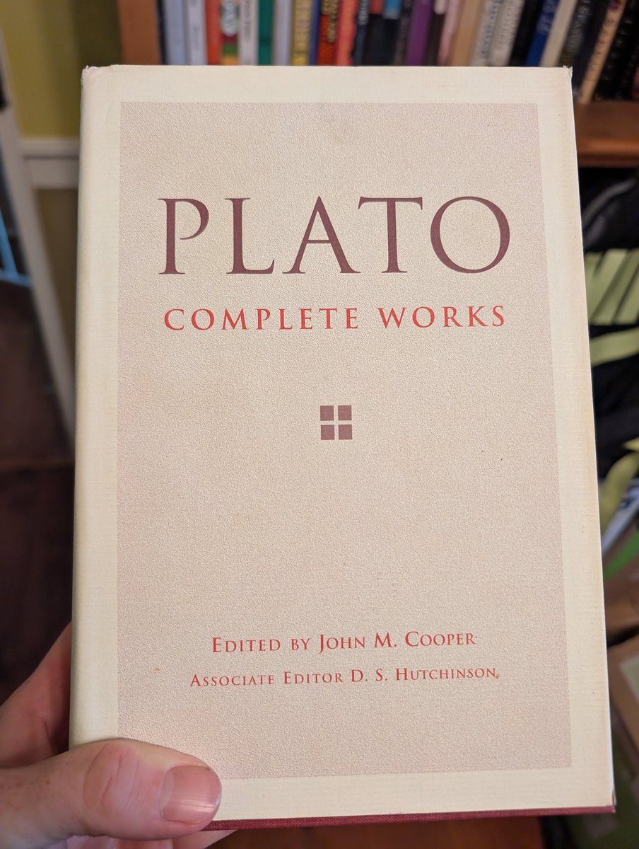 PatrickHeizer's tweet image. It was one of our textbooks for Ancient Philosophy I. Great read!