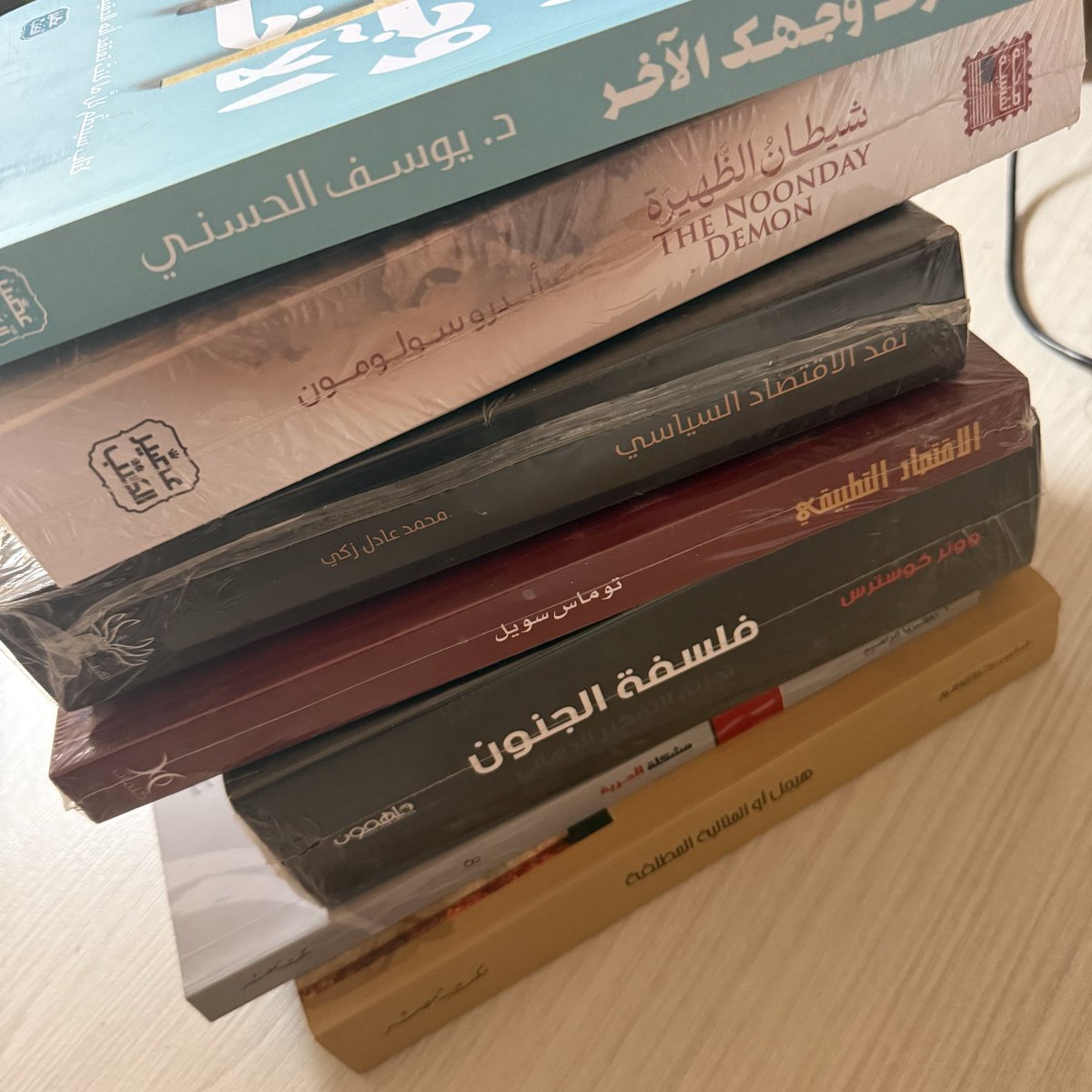 حصيله المعرض 
توقعت بطلع بكتب اكثر وتكدسات هائله لكن وش فايده اذا ما اعطي كل كتاب حقه 
و من باب " اصلا لو ابغى زياده؟ طلبت لي اونلاين ليه العجله "