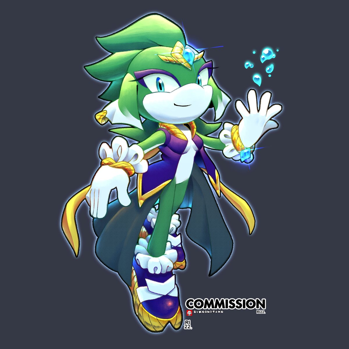 Flow the fish 🐟 - Water manipulator
She skates on any surface, ejecting water from her shoes!
Big thanks to <a href="/B_WHEREtweets/">B-WHERE</a> for commissioning me!