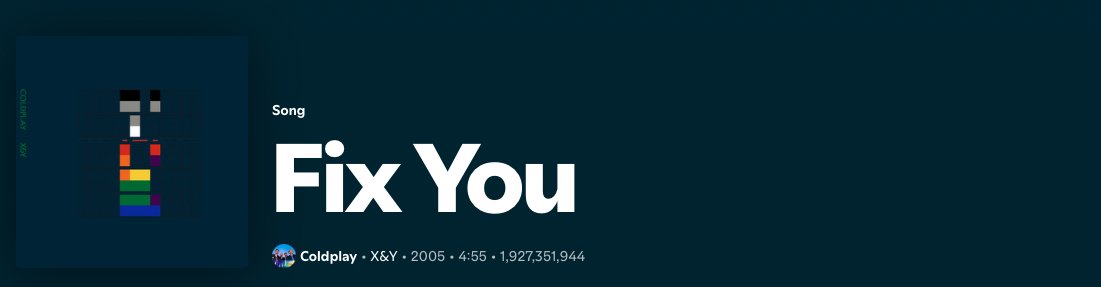 SamProgramiz's tweet image. Fixing my dry eyes with some Cold play