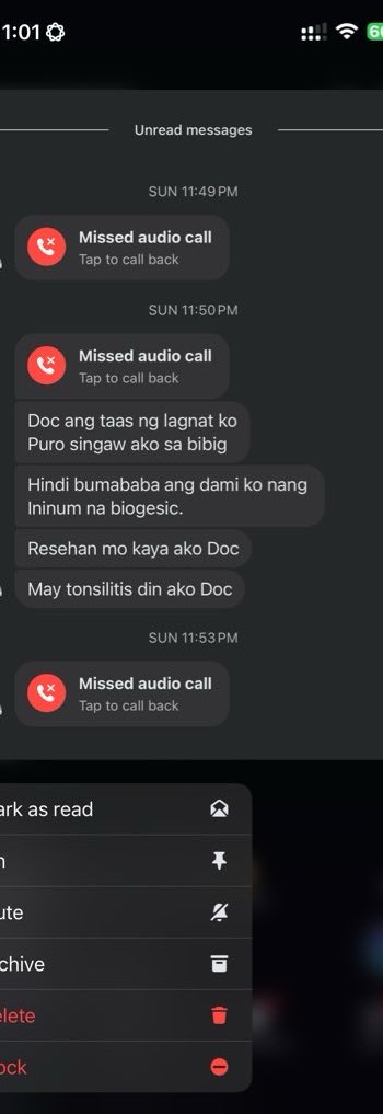 edrian_santos's tweet photo. ARE YOU FOR REAL? 

YOU’RE CALLING ME AT 11:50 PM ON A FREAKING SUNDAY PARA MAGPARESETA? Ni hindi nga consulta, reseta agad? 

Also… I AM NOT AT YOUR BECK AND CALL. https://t.co/1k18pQPfAo