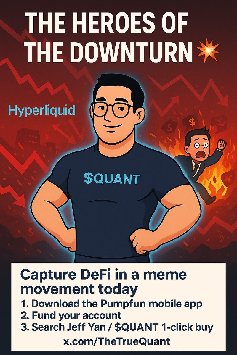 jsandsoh's tweet image. $Quant held strong
Ironic, it was the Jeff Yan Fan Club @TheTrueQuant
Solid community that isn't settling for.anytbing less than billions
