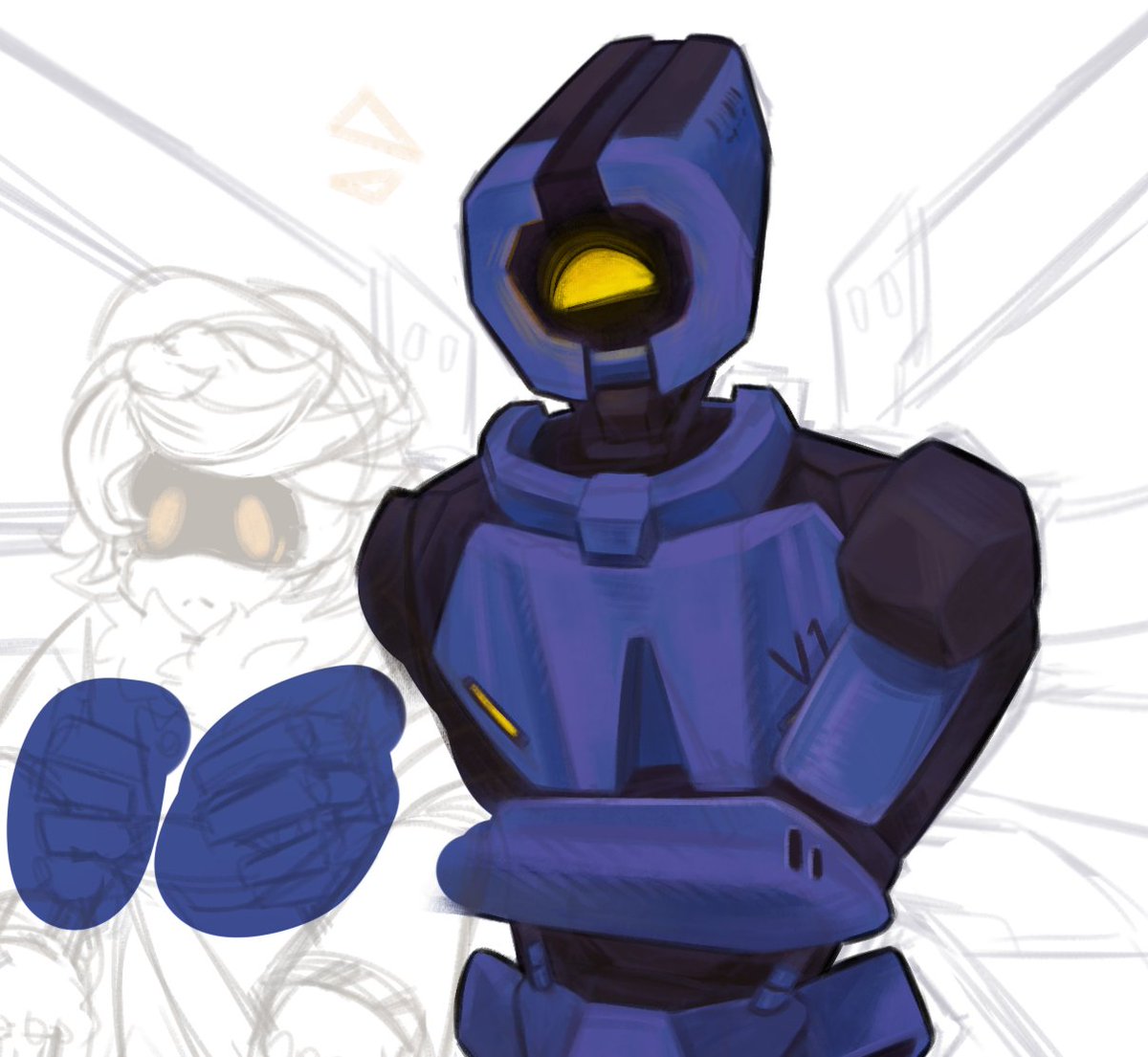 ⸙ I'm tired of drawing it, but I like what comes out.
_____________________ ______ __ _ 
#tamiriky #ultrakill #murderdrones