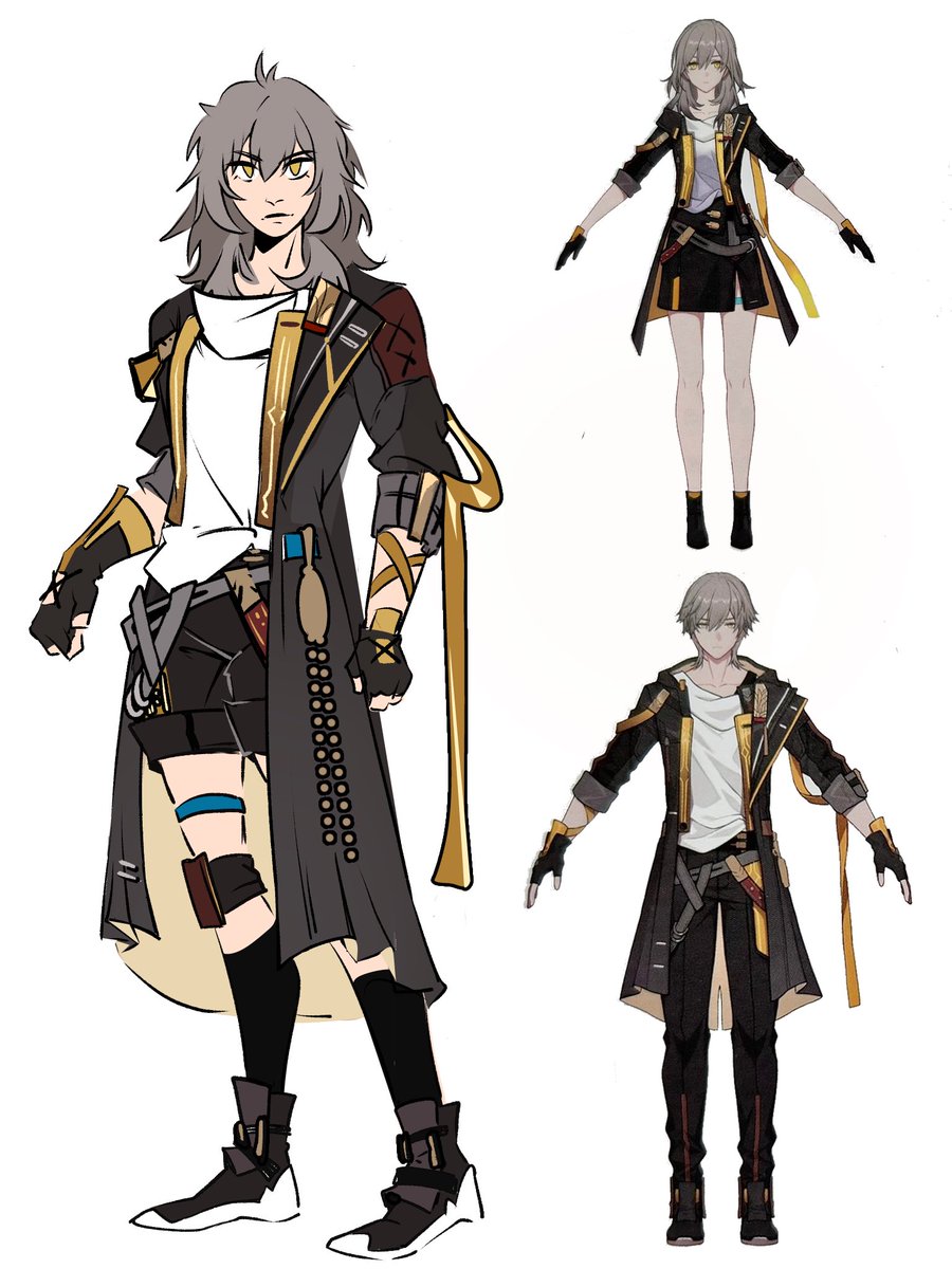 pivkamne's tweet image. her design always seemed too "empty" to me, so I wanted to do something about it
#stelle