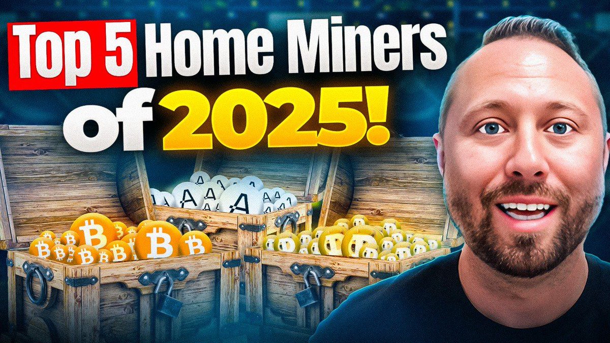 HobbyistMiner's tweet image. 🌞Good Morning Crypto Miners!
☕Nab that first cup of your favorite coffee and enjoy this week's article!
⛏My Top 5 Home Miner Picks of 2025!
📕Read thehobbyistminer.io/top-5-best-cry…