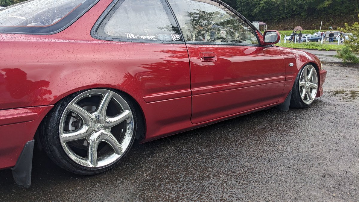 HideyukiC's tweet image. AFXと思いきや、ANTERA👀💦

....確かAMTECHやフォンドメタルも同デザインを模したホイールがあったハズ🤔💡

これも当時のアメリカンメッキホイールの定番デザイン😎🔥

#kday
#kdayc13
#タイヤサイズもGOOD
#DAインテ
#ニューストリートスタイル
#newstreetstyle