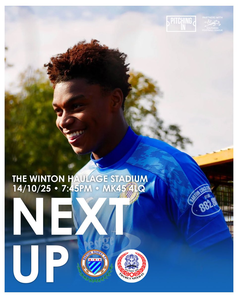 NEXT MATCH |

We await a visit from Thame, on Tuesday night! 🔦