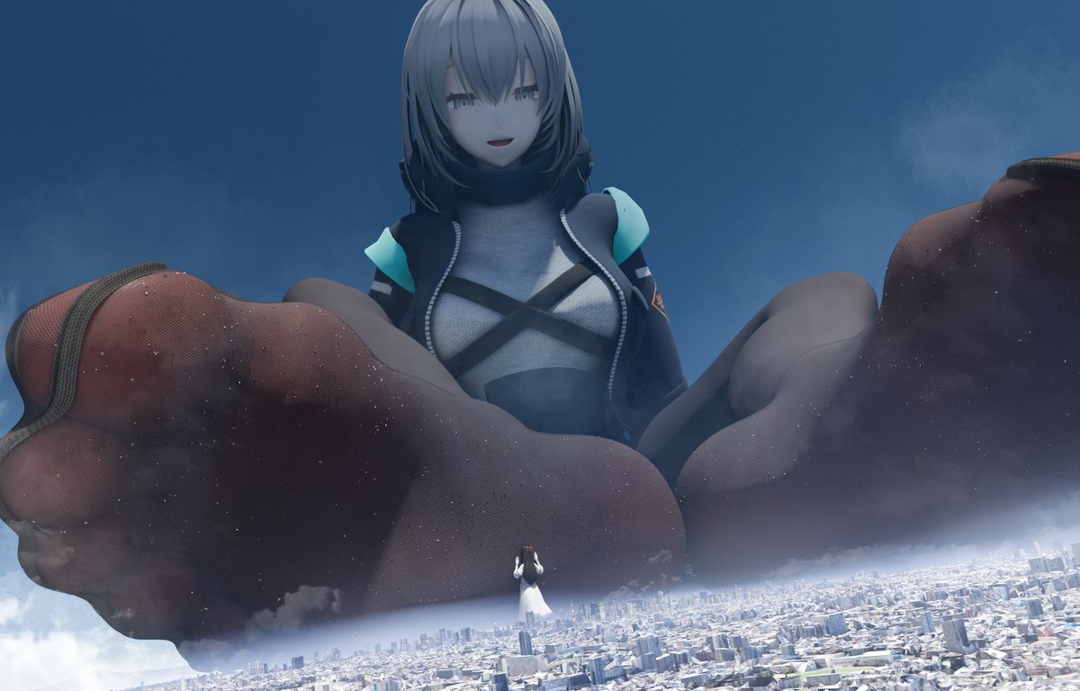Nature346129's tweet photo. 感谢@fatavid的约稿
#巨大娘
#giantess https://t.co/QuMw22b0bl