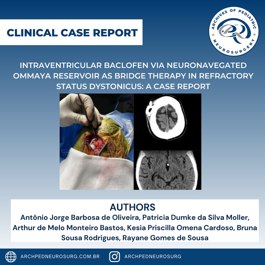 Archives of Pediatric Neurosurgery (@archpedneuro) / Posts / X