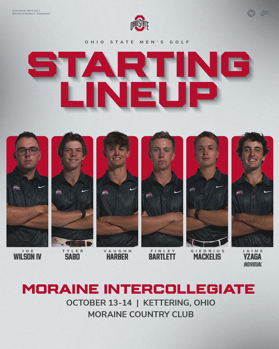 Final team event of the fall this week and its at one of Ohio's gems #GoBucks