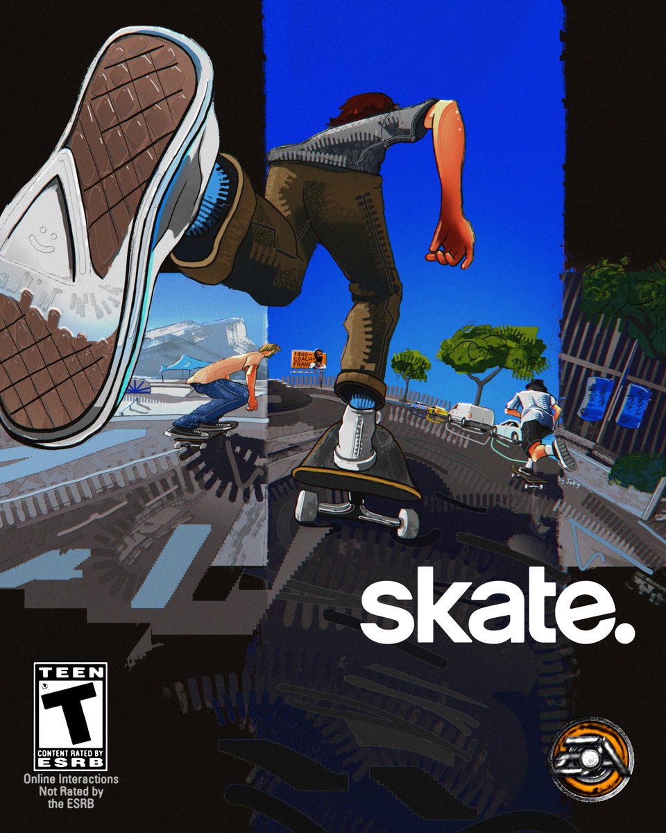Joey_Colan's tweet image. my @skate cover concept