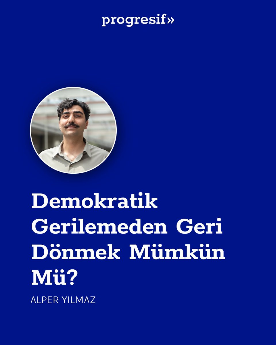 progresiftr's tweet image. "Demokratik gerilemeden geri dönüş, çağımızın en kritik siyasal meselelerinden biri. Veriler, otoriterleşmenin kader olmadığını gösteriyor. Tarihte ve özellikle son otuz yılda birçok ülke yeniden demokrasiye dönebildi." @alpr_ylmz
progresiftr.com/2025/09/28/dem…