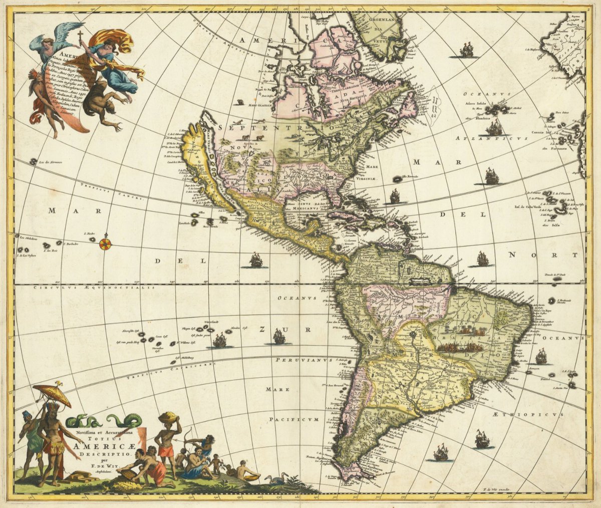 aabrahamssohn's tweet image. #Map of #America 1699

#Mapa de América 1699