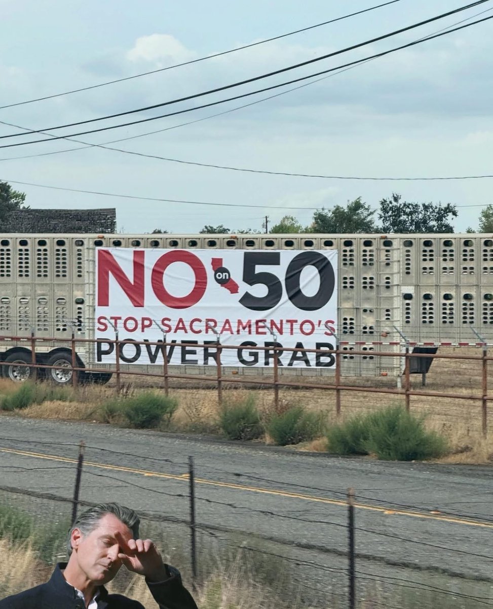 1LivingInCA's tweet image. No on 50.
