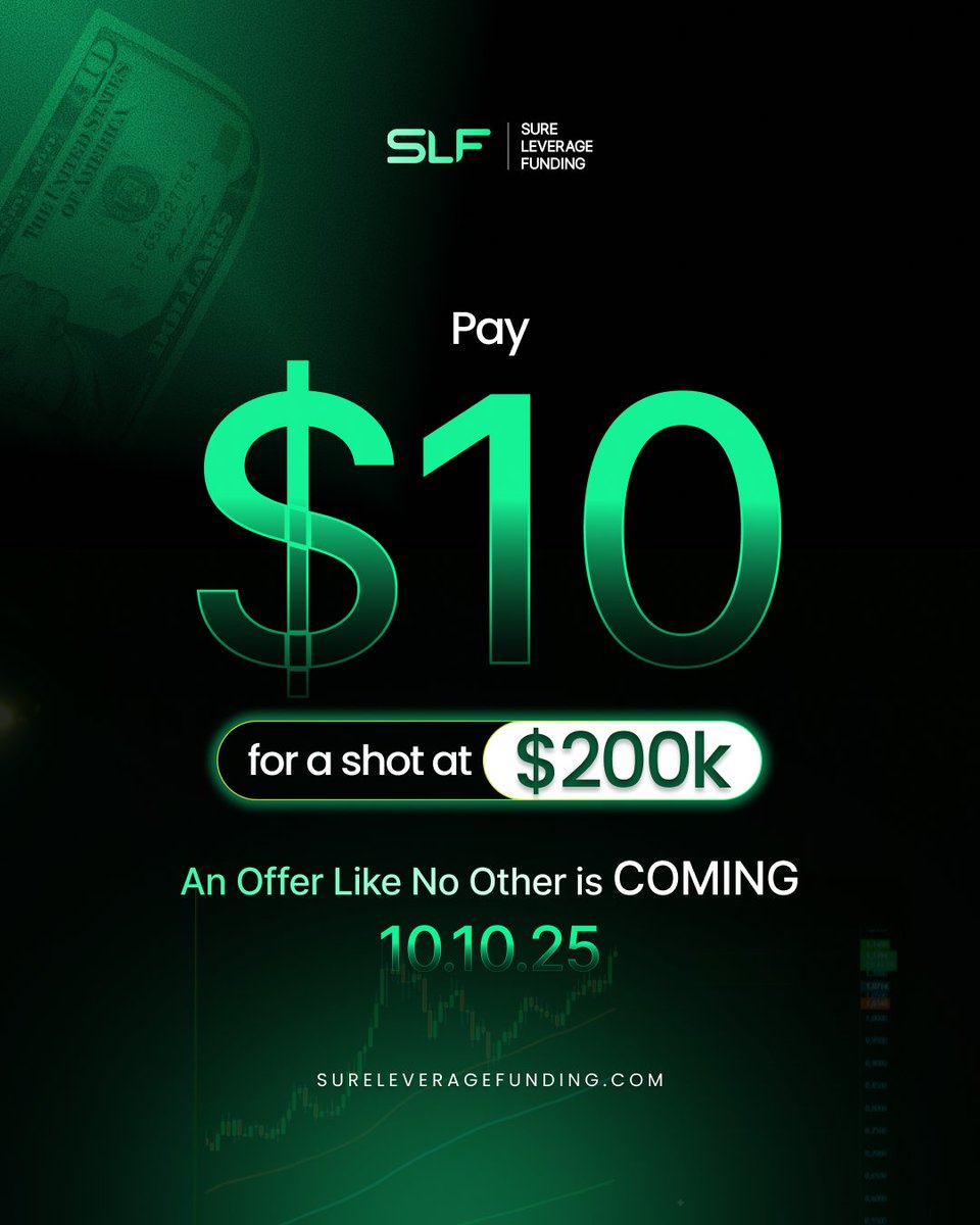 sureleveragefunding.com/?ref=1030

🔸First sign up
🔸Choose 50k,100k or 200k which one you can buy after passing your challange.
🔸Pay Just 10$ now as upfront fee
🔸On Passing use code "AfaaqFx" for 28% discount