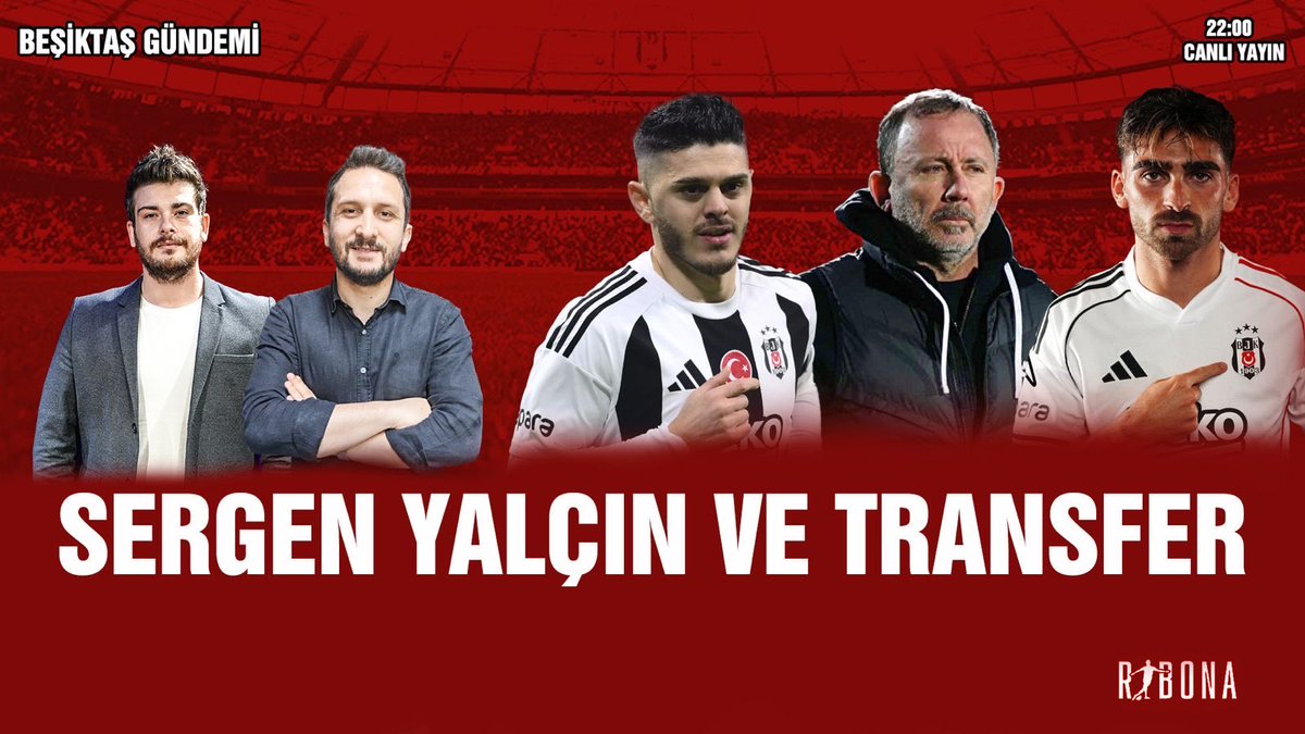 🦅 Beşiktaş, Milli arayı nasıl geçiyor?

👀 Ara transfer dönemi nasıl geçecek? 

💥 Jota Silva mı? Milot Rashica mı? 

🚨 Gençlerbirliği maçı öncesinde son gelişmeler. 

⏰ 22:00 | CANLI YAYIN

🎙️ <a href="/sahinogluogun/">Ogün Şahinoğlu</a> &amp; <a href="/sekmorova/">Serkan Morova</a>

📺 ytbe.app/go/47Kj0YRP