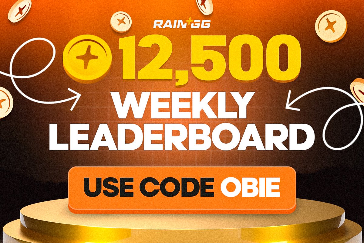 obierewards's tweet image. ๐ฐ BRAND NEW $12,500 WEEKLY @raindotgg LEADERBOARD IS LIVE! ๐ฐ
๐ฅ JOIN HERE: rain.gg/r/obie
๐ TRACK YOUR PROGRESS: obierewards.gg
๐ธ $25 GIVEAWAY - RANDOM RT/TAG
#codeobie #obielegit #raingg #obierewards