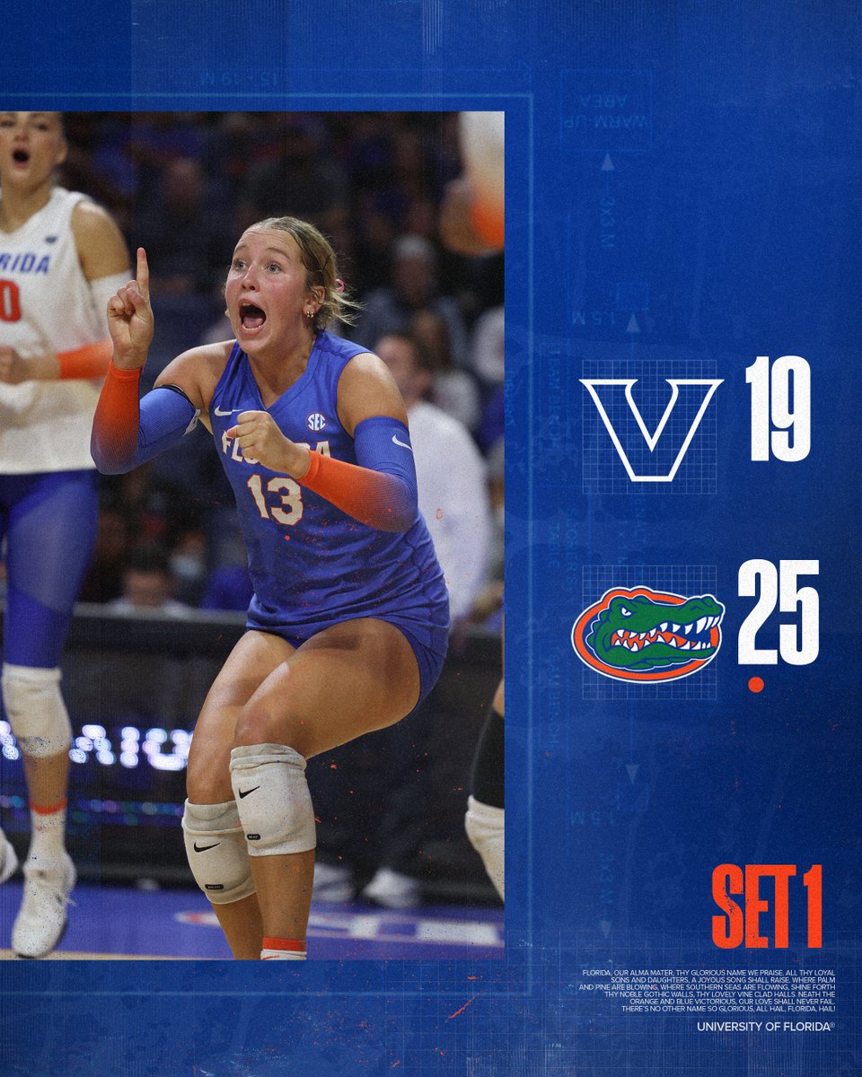 GatorsVB's tweet image. set one dub☝️