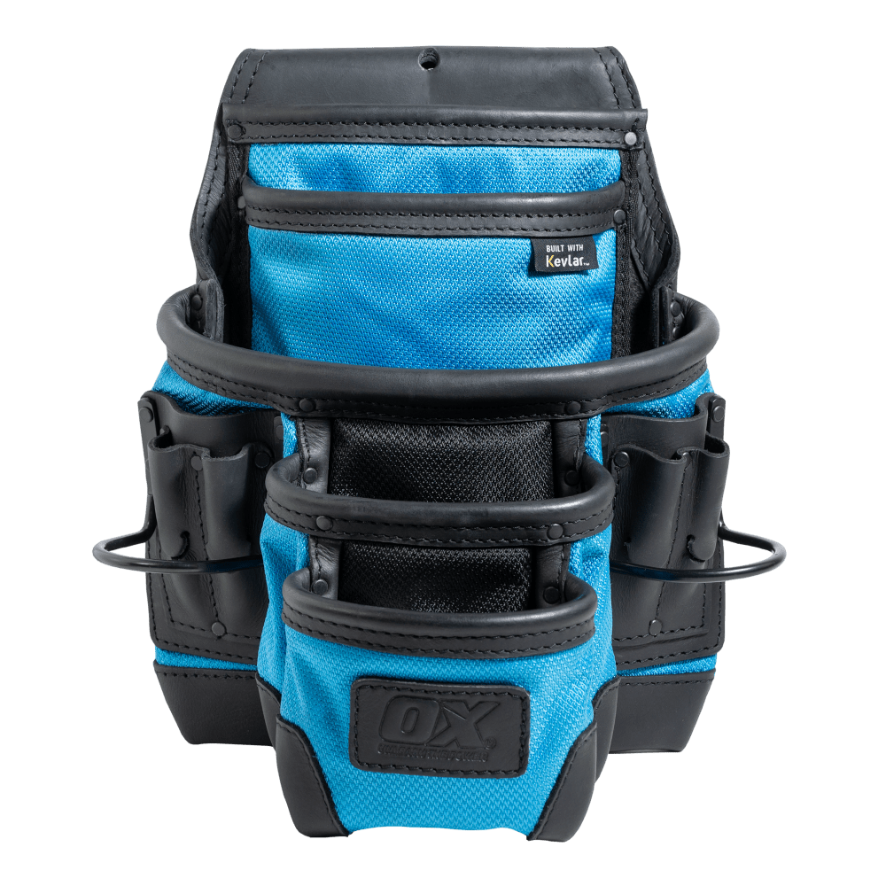 #Hardscape #ToolOfTheDay: OX Ultimate 10-Pocket Leather &amp; Nylon Dual Hammer Holder Fastener Pouch w/ Kevlar Reinforcement | carbourtools.com/products/ox-ul… | #HardscapeTools #LandscapingTools #ProTools