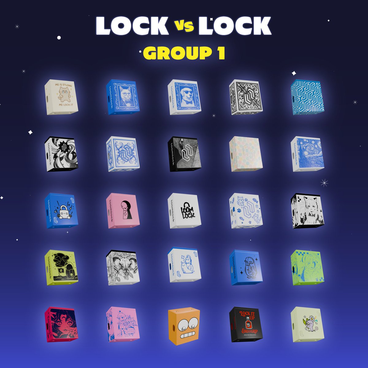 loomlocknft's tweet image. Here&apos;s group one!