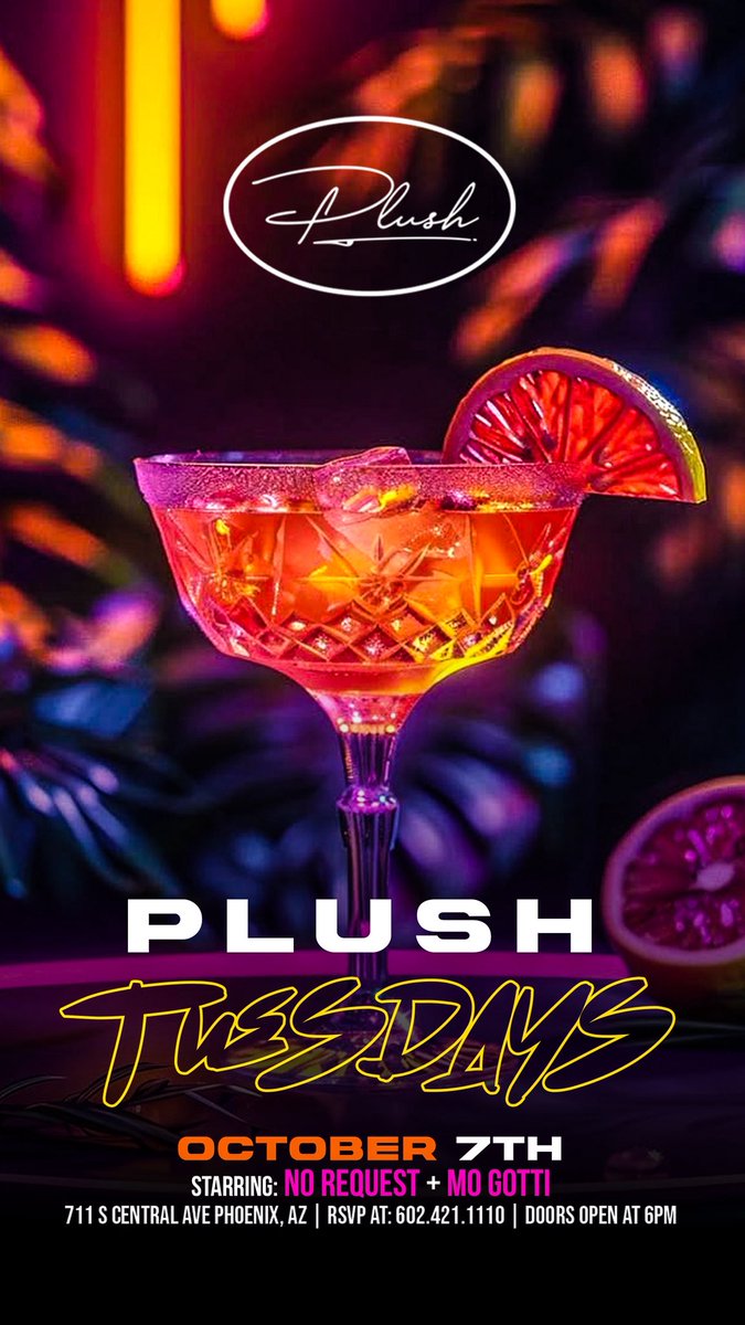 🎨: <a href="/jhow5O1/">J How</a> 
🎭: “Plush Tuesdays: 10/7” Flyer
📍: Phoenix, AZ
#CreatedByJHow #DigitalTrapStar