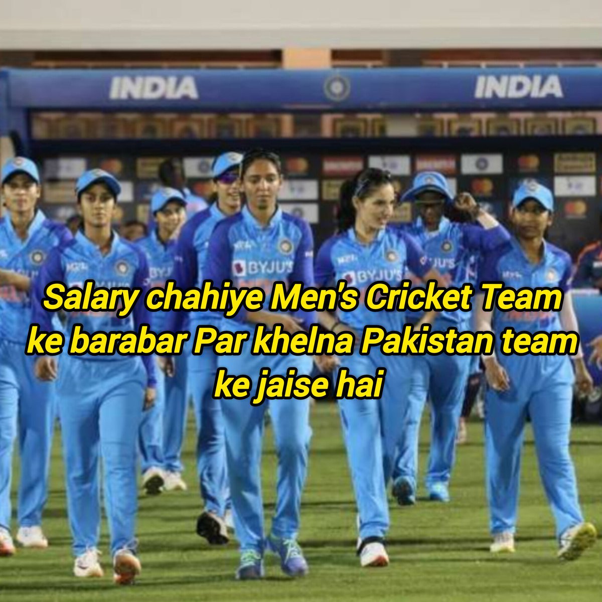 EHuman0's tweet image. Our women cricket team 🤡
#INDWvsAUSW