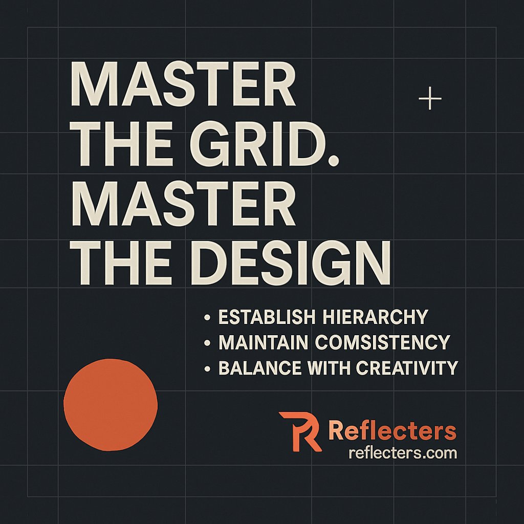 wearereflecters's tweet image. A strong grid gives your design structure, balance, and flow. Use it to guide the viewer’s eye, keep layouts consistent, and build visual hierarchy that stands out. Smart structure = powerful design.
#DesignGrids #UIUXDesign