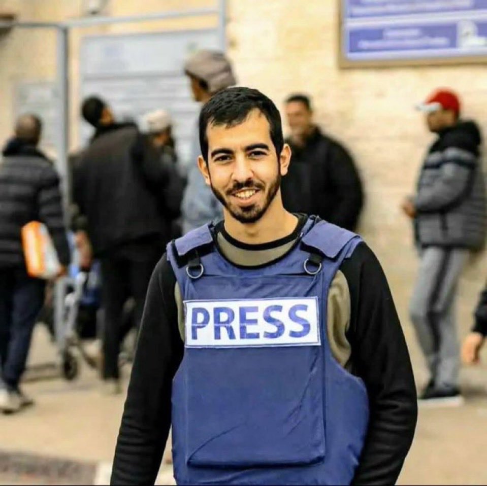 syrien_1libre's tweet photo. 🚨🇵🇸 
Deux jours après avoir annoncé la fin de la guerre à Gaza, le journaliste Saleh Al-Jafrawi a été assassiné. https://t.co/vgGnDmt1wc