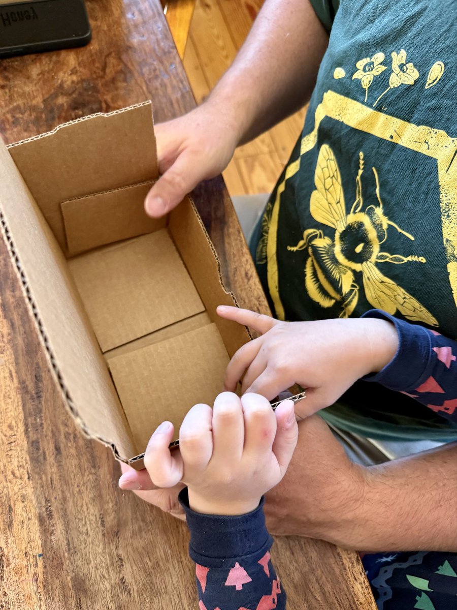 Box construction is a family affair.