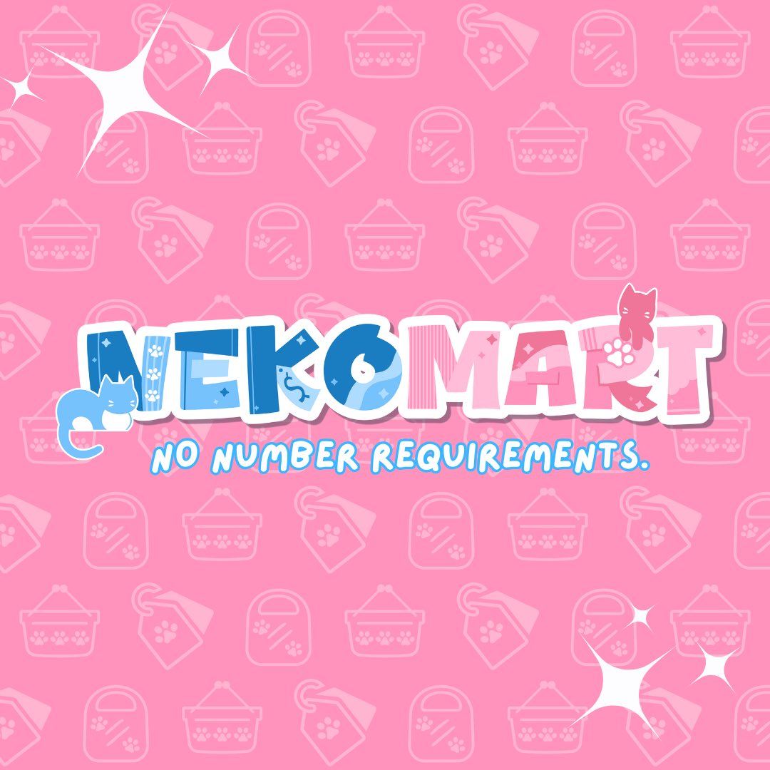 Knowing I’m “too small” as a creator to get merch is one of the worst feelings possible 🥹

That’s why I’m starting <a href="/NekoMartShop/">NEKOMART</a> ; where numbers don’t matter.

No number requirements like followers or CCV’s.

If you want merch, you shouldn’t be limited to your size.
