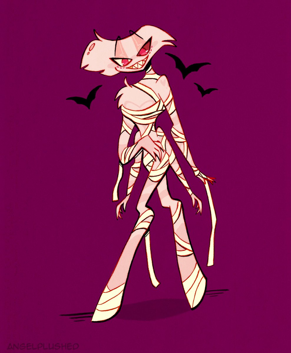 AngelPlushed's tweet photo. Mummy 🦇✨
#hazbinhotel #hazbinhotelfanart #angeldust #hazbinhotelangeldust https://t.co/ZO36JqArux