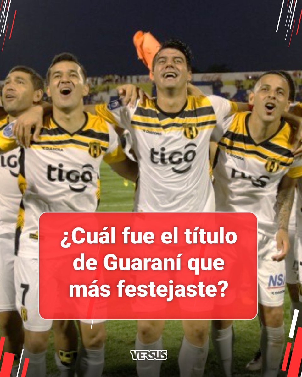 SomosVersusPY's tweet image. ¡Atención, hinchas aurinegros!

En este día tan especial nos gustaría saber cuál es el título de Guaraní que más festejaste y quién fue el mejor jugador que viste con la camiseta del Legendario.

Los leo👀

#FutbolParaguayo #somosversuspy #Aniversario122