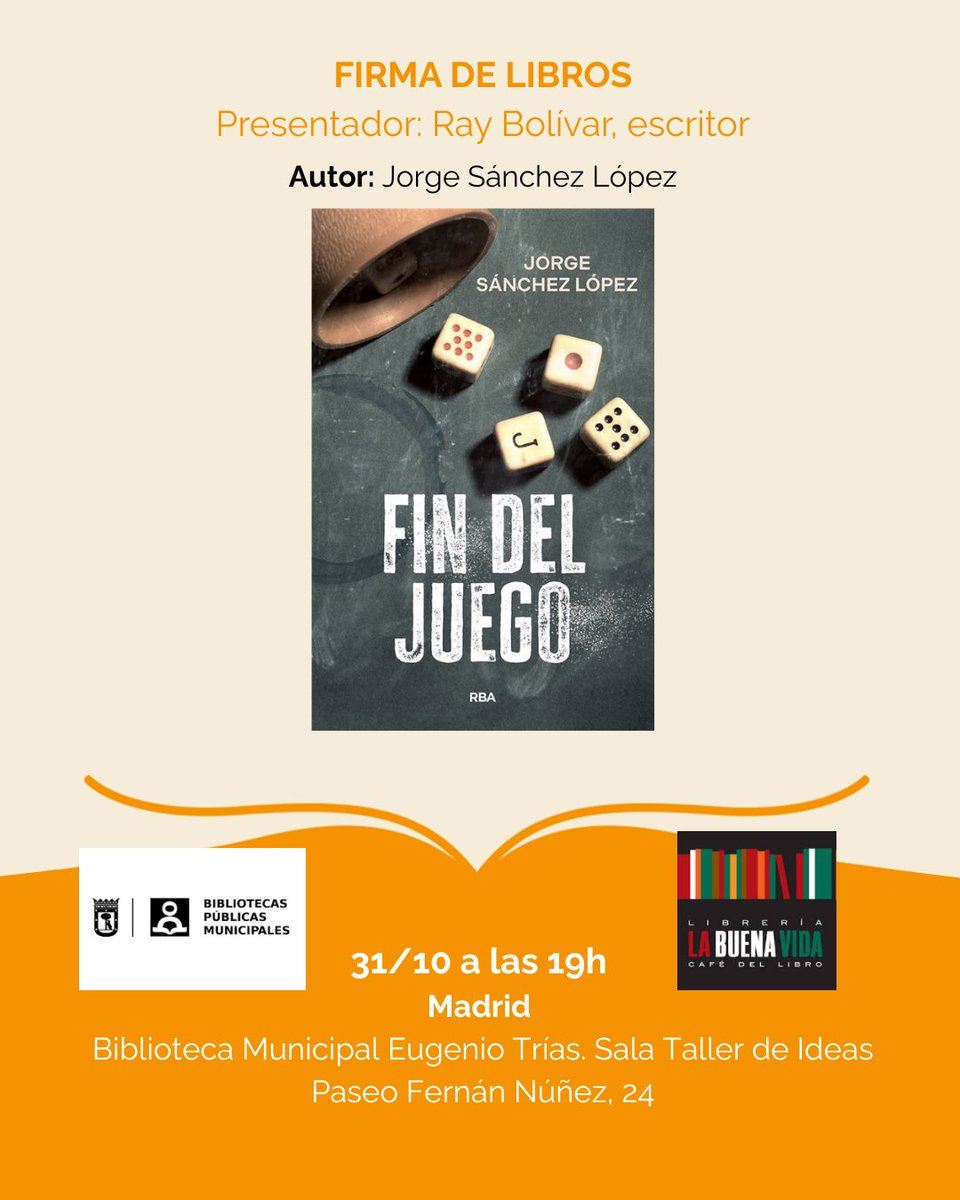 eneas002's tweet photo. ¡Próxima presentación en Madrid! https://t.co/4SRX8KKhVT