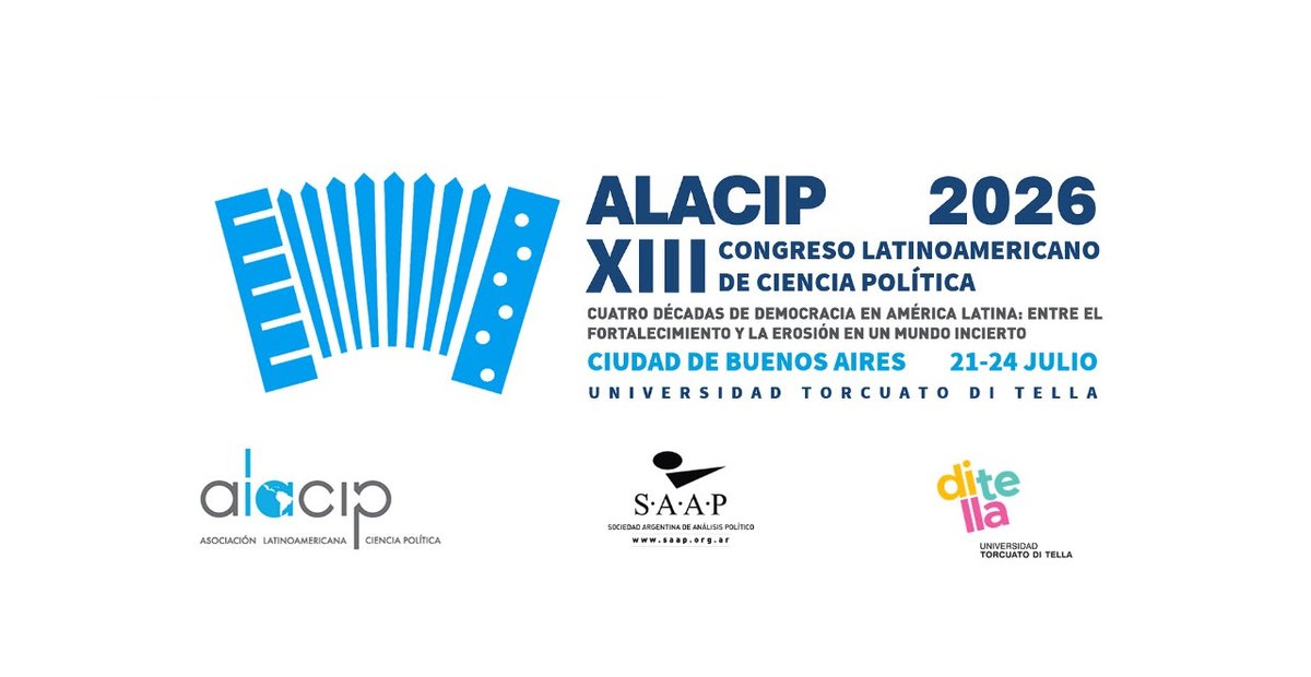 📢Convocatoria Simposio GOPSAL-ALACIP 2026

Se encuentra abierta la Convocatoria para presentar paneles temáticos al Simposio “Política subnacional y multinivel en contexto de incertidumbre radical: vislumbrando nuevas agendas de investigación”