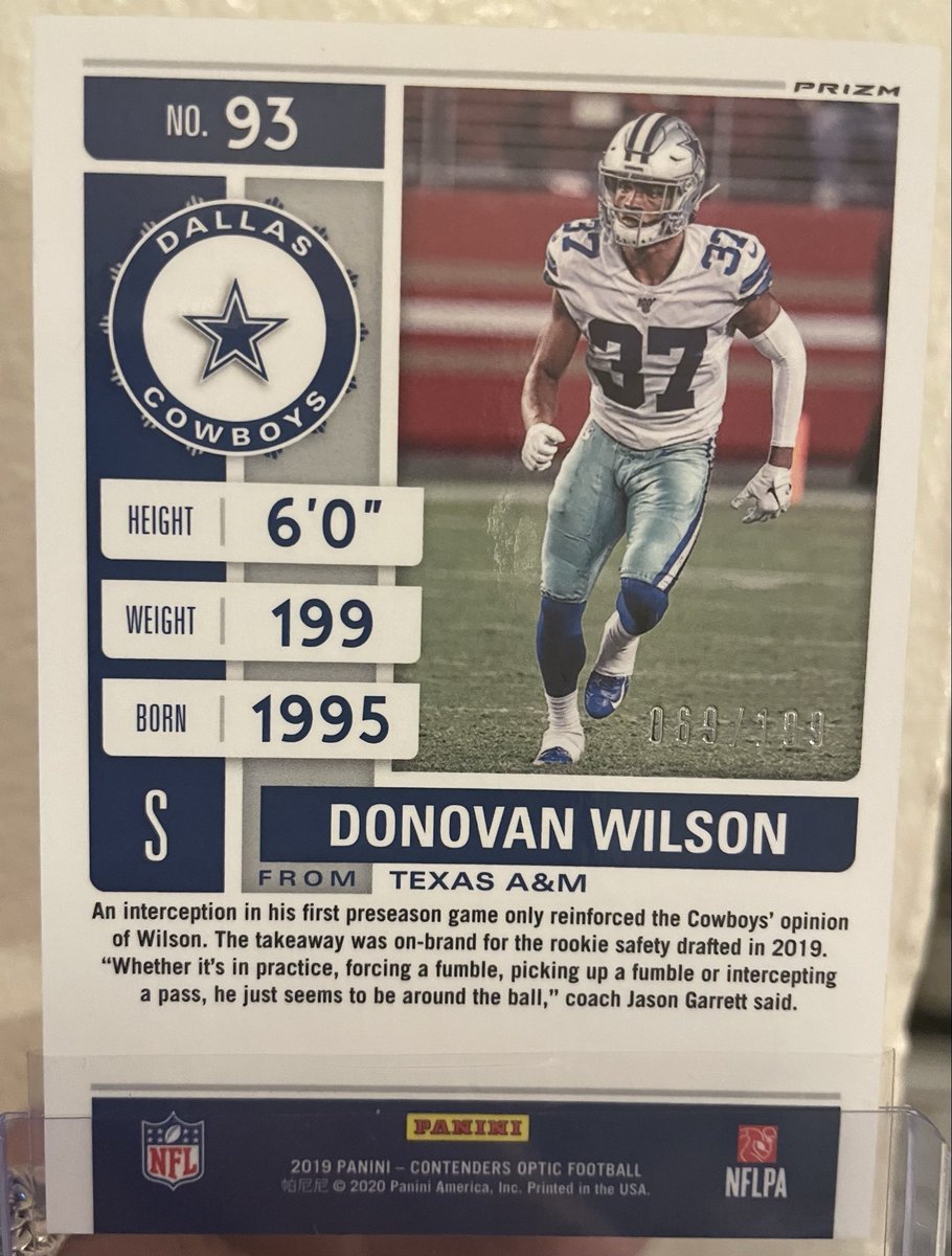 Donovan Wilson Interception ⭐️💪🏽💯🙌🏼🙌🏼🙌🏼 #DallasCowboys
