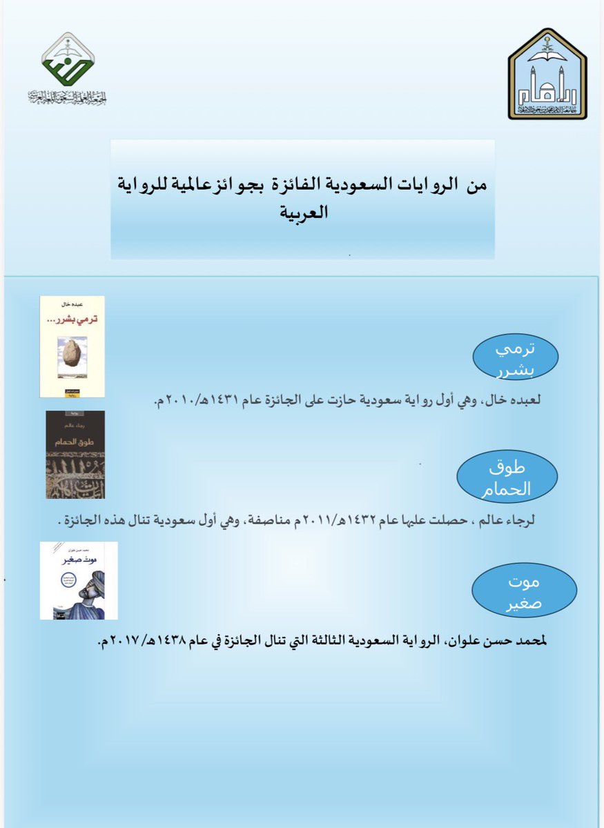 1436arb's tweet image. #العربية 
#السعودية
#اللغة_العربية
#اليوم_العالمي_للرواية_العربية