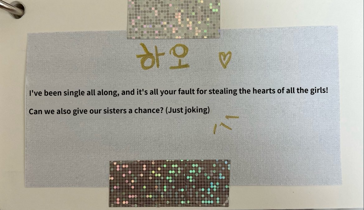 tomboyhao's tweet image. 251011 Apple Music fansign 

[ shows Hao my banner idea ] 

Hao : *laugh* ooh 
Hao : your friend or…? *giggle*
Me : no, me me me! 
Hao : oh *laugh* are you a lesbian ? 
Me : yes 

He was so happy and kept laughing / giggling the entire time 😭 

#장하오 #ZHANGHAO #章昊 
#ZB1
