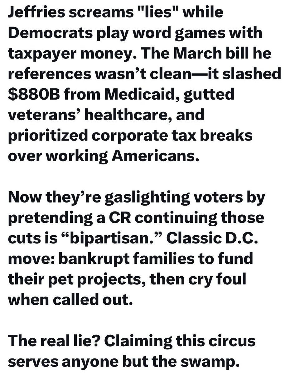 <a href="/RapidResponse47/">Rapid Response 47</a> <a href="/RepJeffries/">Hakeem Jeffries</a> <a href="/RapidResponse47/">Rapid Response 47</a> WE Are NOT PAYING FOR YOUR ILLEGALS HEALTHCARE !!💯💯💯🤮🤮🤮👿👿👿👿👺👺👺🔥🔥🔥