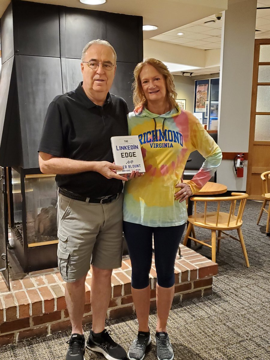 The Chief of Staff <a href="/LCrowco/">Leslie Crowley</a> recommends this  week's #Coffee and #Conversation Book: The LinkedIn Edge by Jeb Blount <a href="/SalesGravy/">Jeb Blount</a> Check it out.