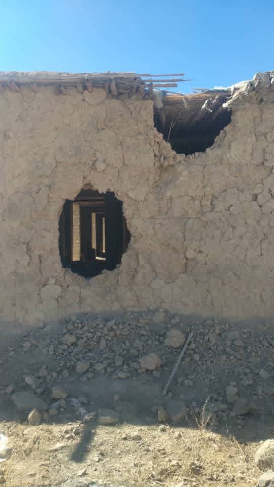 Himat75's tweet image. Some of damage caused by #PakArmy artillery strike near angoor Ada #Afghanistan