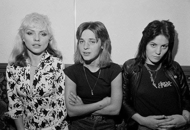 Debbie Harry, Suzi Quatro y Joan Jett, 1977.